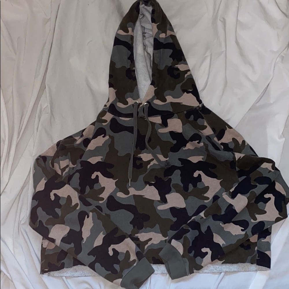 Cameo Crop top hoodie